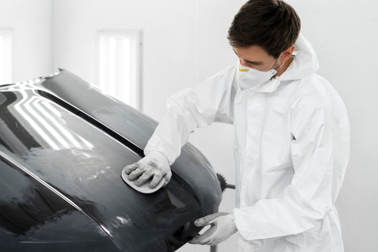 usuwanie wgnieceń w karoserii po gradobiciu